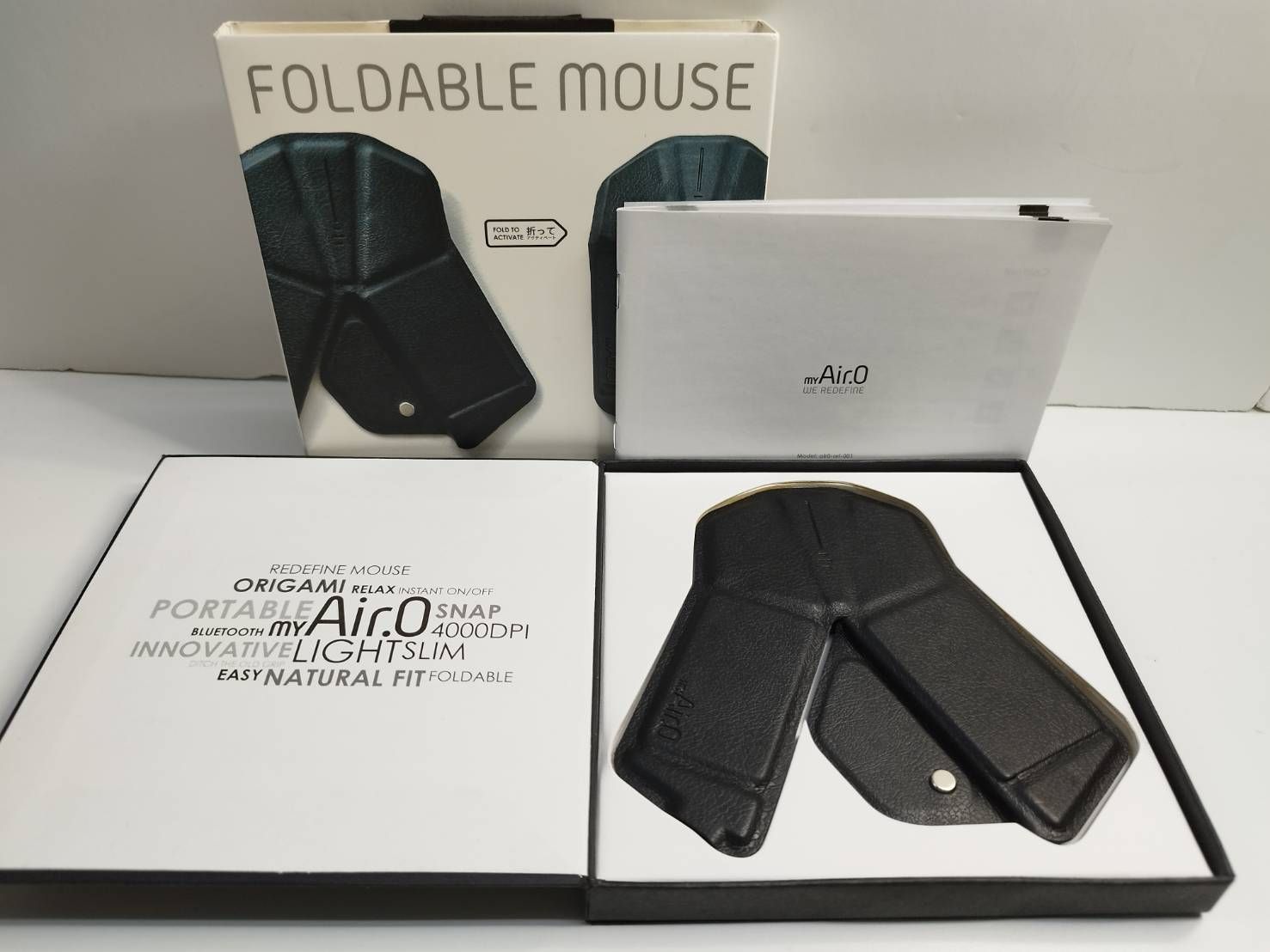 【美品】myAir.0 OriMouse 折りたたみ式 ワイヤレスマウス