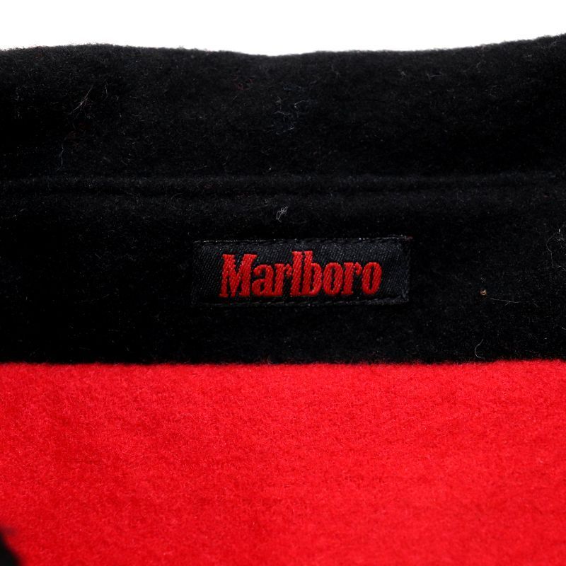 Marlboro / 90S/リバーシブル/サイズ表記S/ウール/BLK/無地 90s vintage マルボロ Marlboro 無地 フルジップ リバーシブル ウール