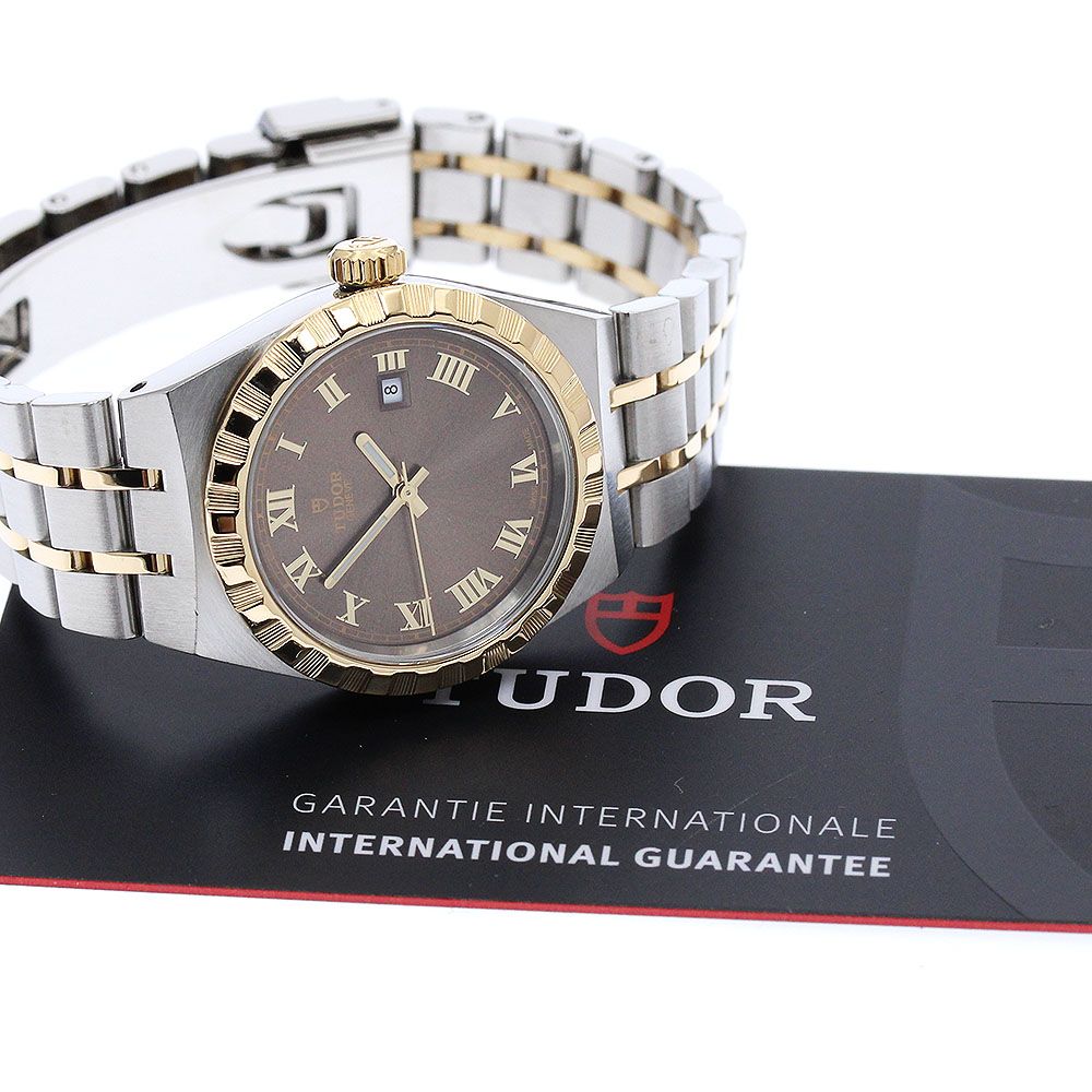 チュードル TUDOR 28303 ロイヤル デイト YGコンビ 自動巻き  