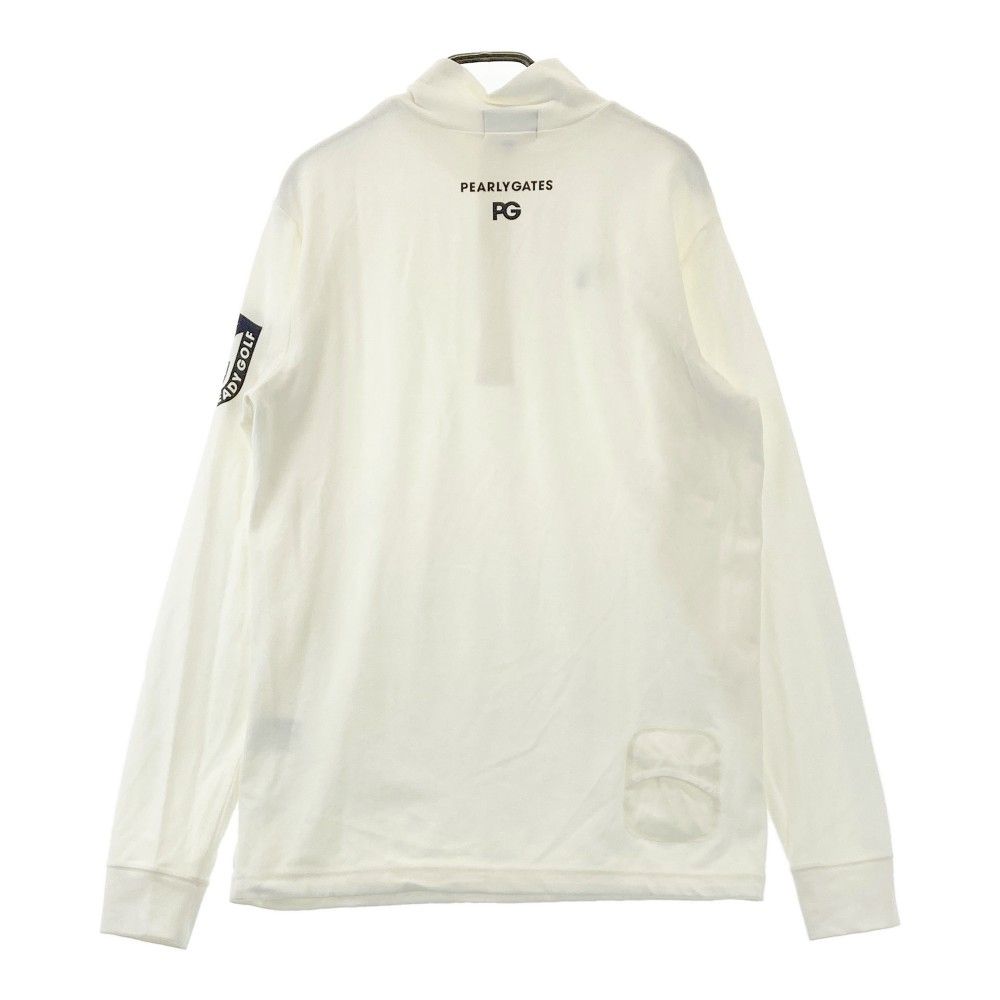 サイズ：5 PEARLY GATES パーリーゲイツ 起毛 ハーフジップ 長袖T