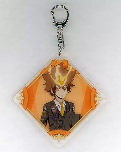 中古】キーホルダー 沢田綱吉 アクリルキーホルダー 「くじ引き堂 家庭