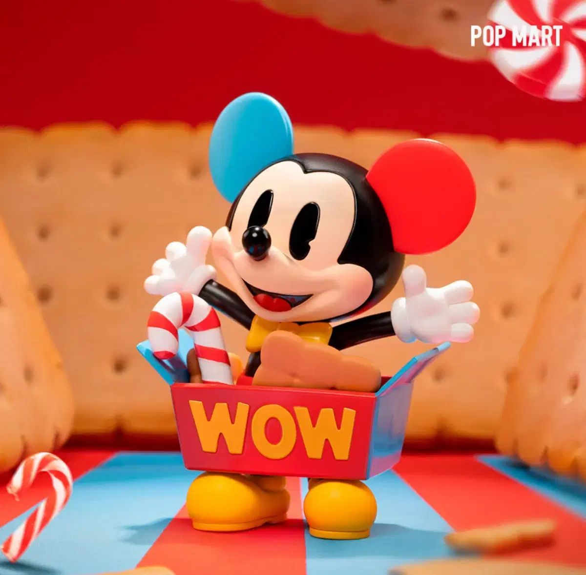 POP MART (ポップマート ) ミッキーフィギュア 未開封 (菓子ケーキ)