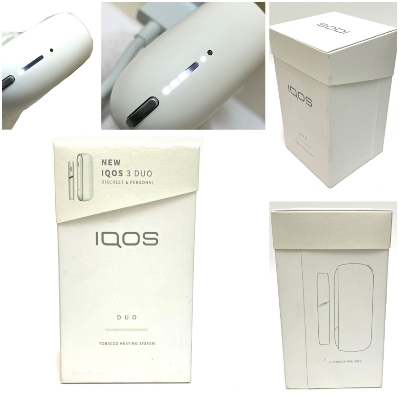 NEW IQOS 3 DUO ＊箱付きデュオ キット ウォームホワイトアイコス 電子 