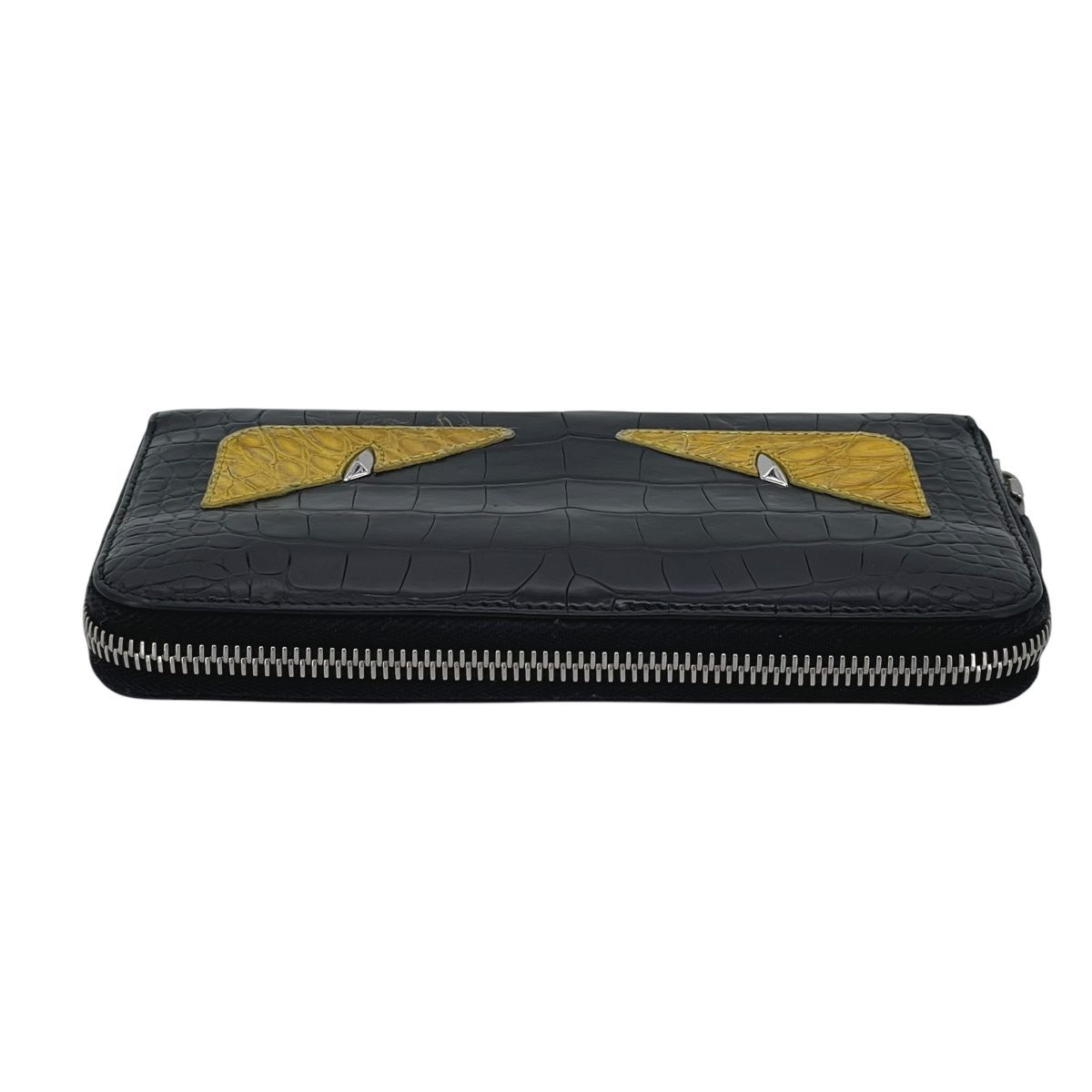 中古】 Fendi フェンディ バグズ モンスター ロング ウォレット 7M0210 
