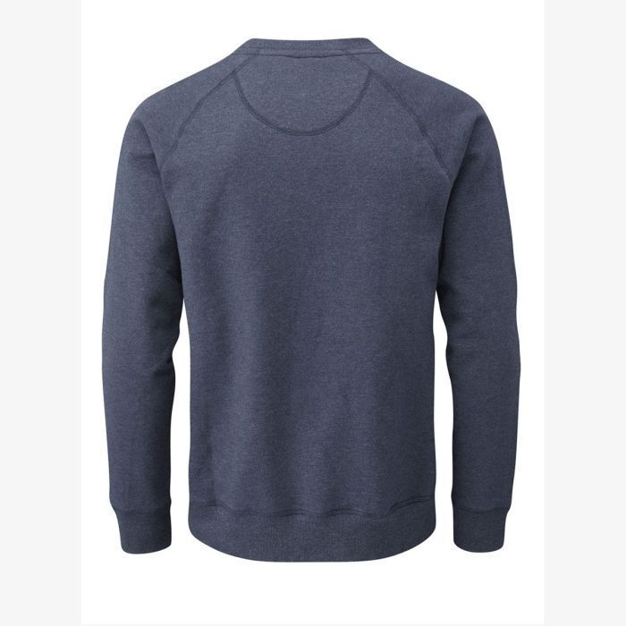 MOON Crew Neck Sweat Indigo Marl ムーン クルーネック スウェット インディゴ ブルー 15 205 085