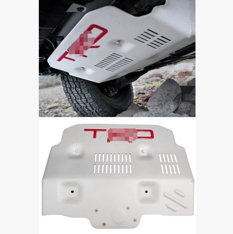 元気のある トヨタ ハイラックスサーフ 4runner 14-19 TRDタイプ フロント スキッドプレート レッド アンダー ガード 1P 限定品