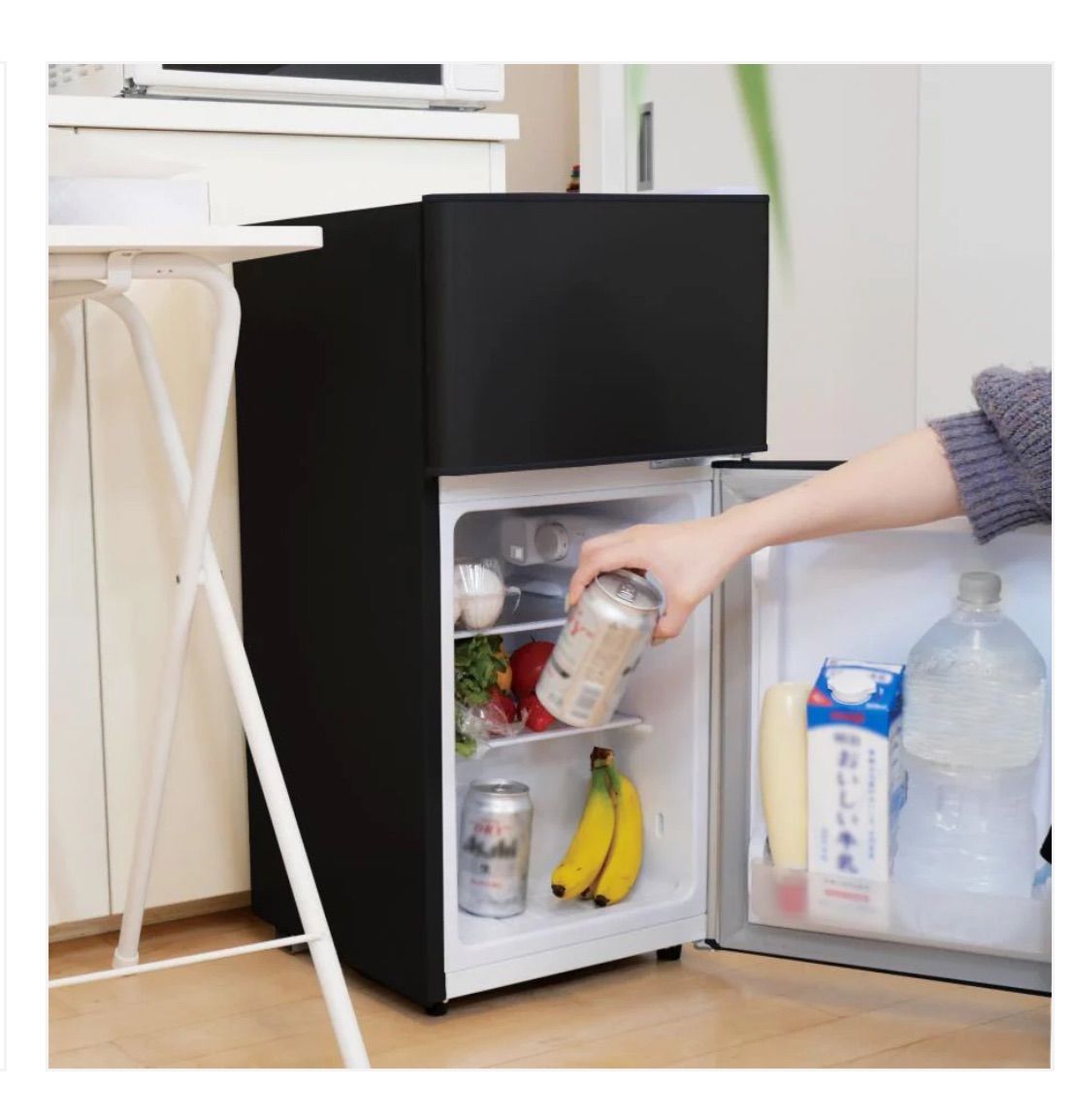 新品】ホワイト White 白 小型冷蔵庫 60L 冷蔵庫 一人暮らし 冷凍庫