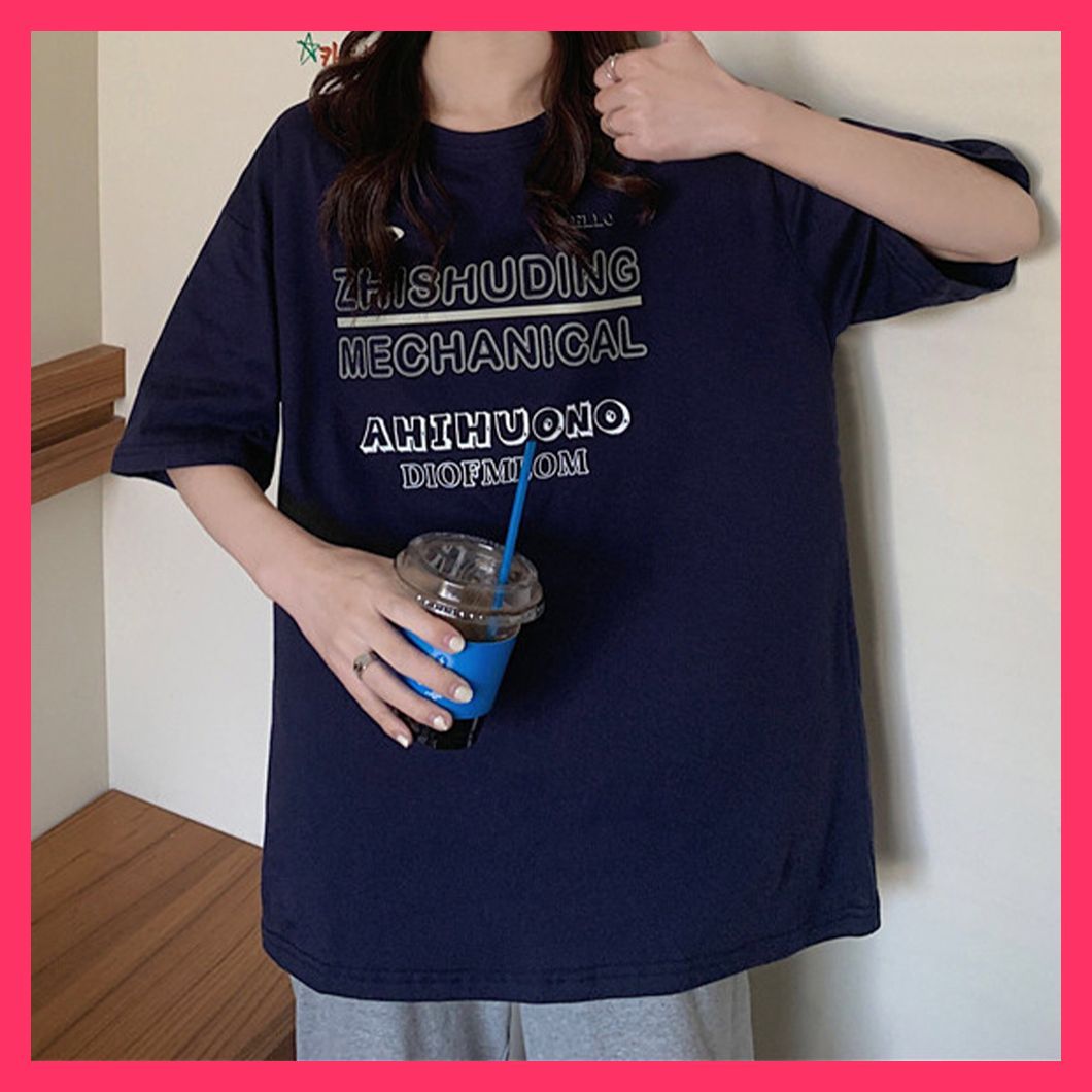 スタッフおすすめ！】 ロング ロゴｔシャツ レディース 半袖夏 可愛い