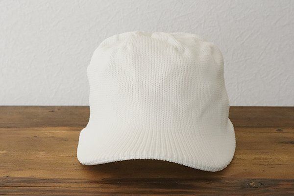 HICOSAKA ◆ Wrap Cap ニットキャップ 白 シーズンレス 軽量 ユニセックス ヒコサカ ◆ C103
