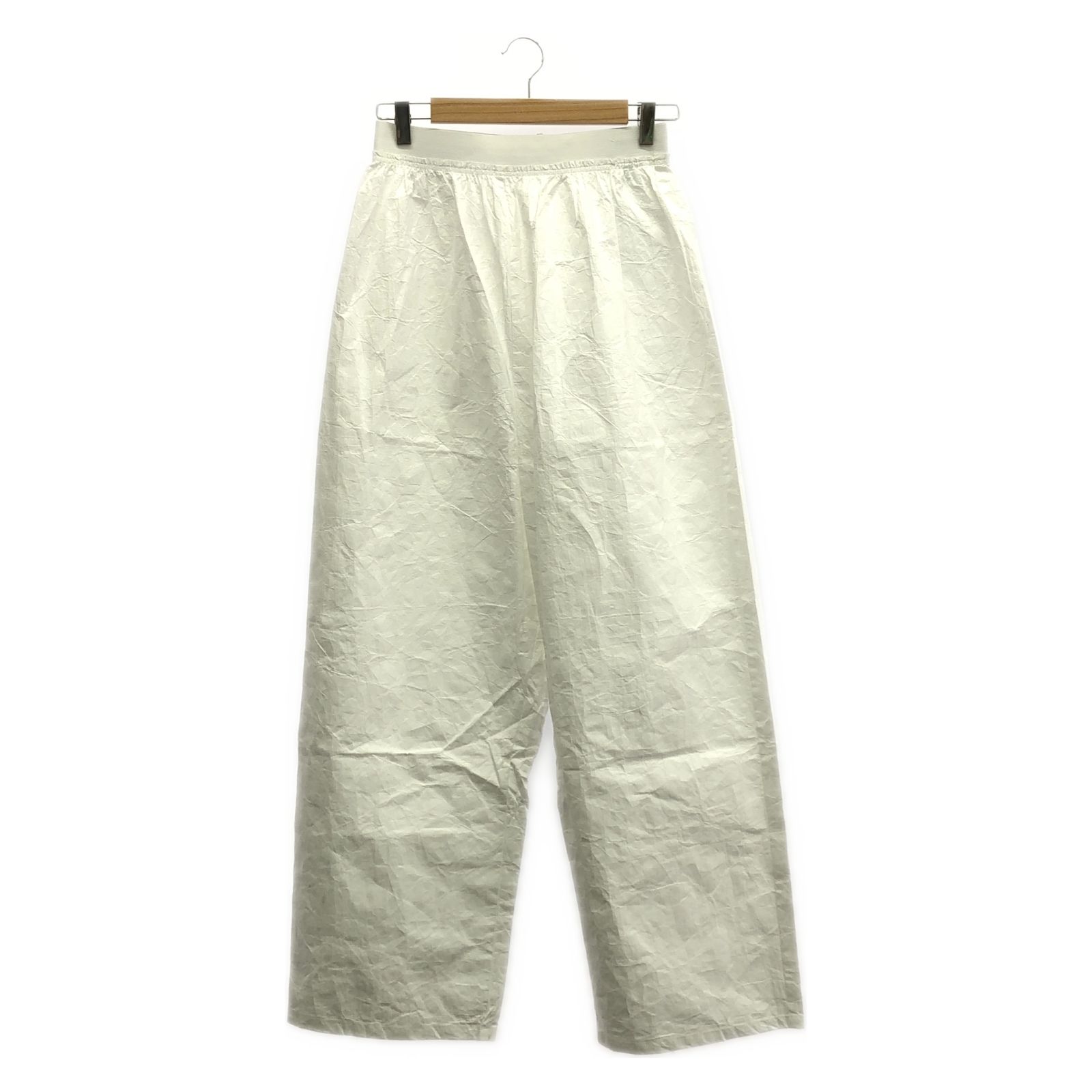 ヘドメイナー HED MAYNER パンツ paper touch pants パンツ ホワイト コットン paper touch pants パンツ メンズ Used A