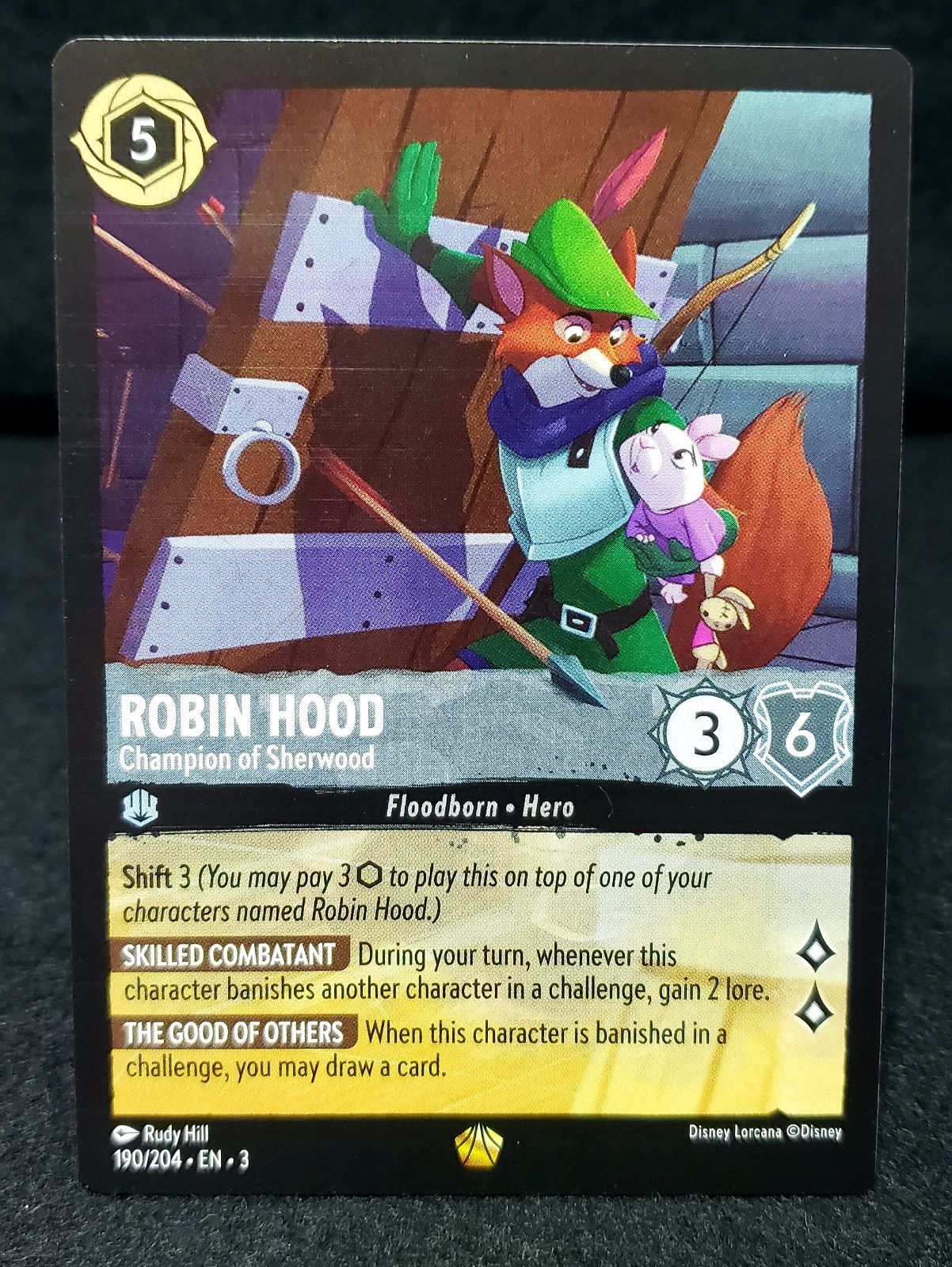 ロルカナ　ロビンフッド Disney Lorcan Trading Card Game Japanese Version Official
