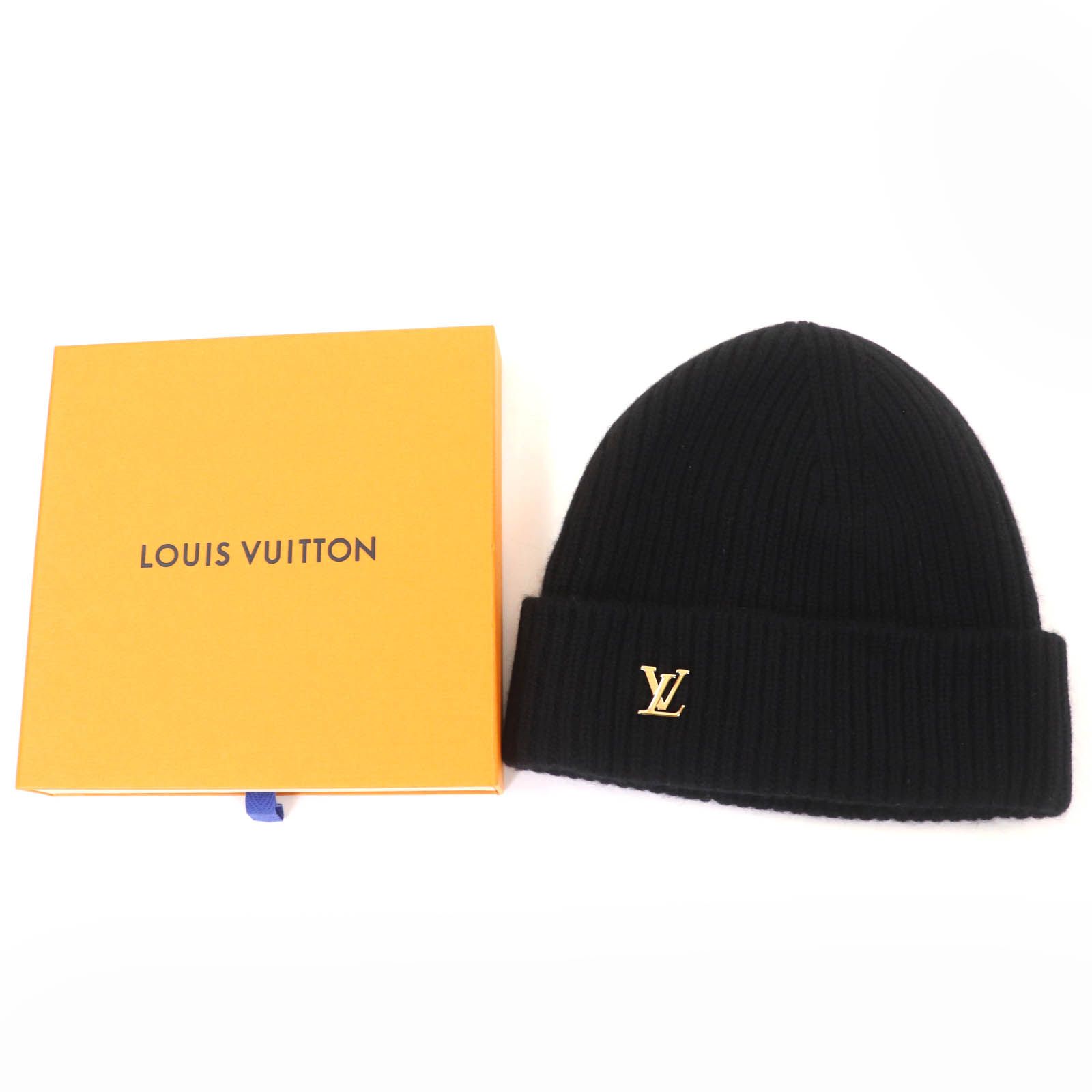 極美品☆LOUIS VUITTON ルイヴィトン M77877 ビーニー・LV