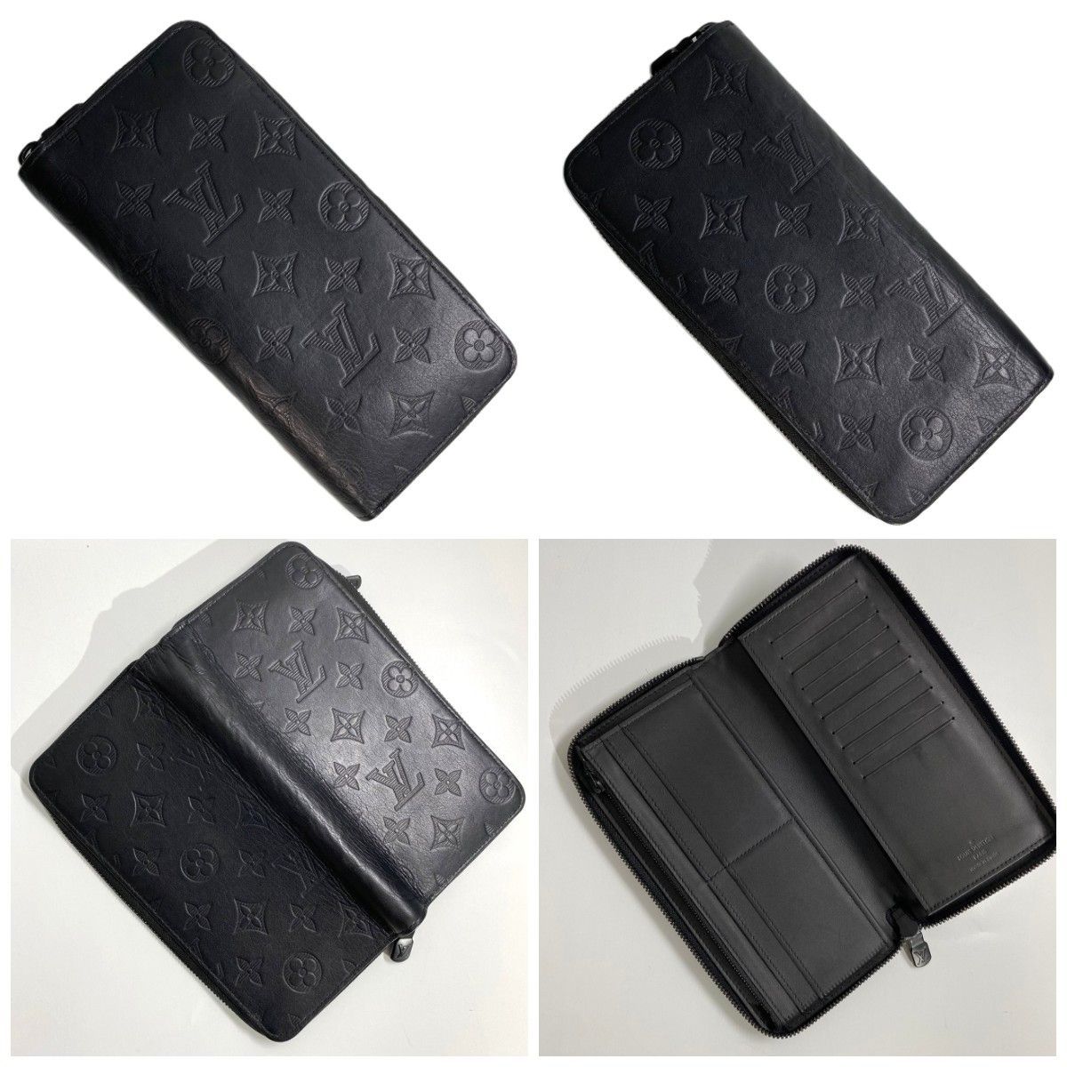 1840 LOUIS VUITTON ルイヴィトン モノグラムシャドウ ジッピー