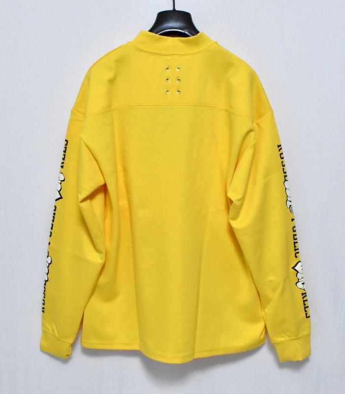 最大35％offセール。 ラッセルノ ゴルフ スローアップ ロゴ LF モックネック 4 M 5 L RS-2240613 イエロー Russeluno Golf 激安大特集！