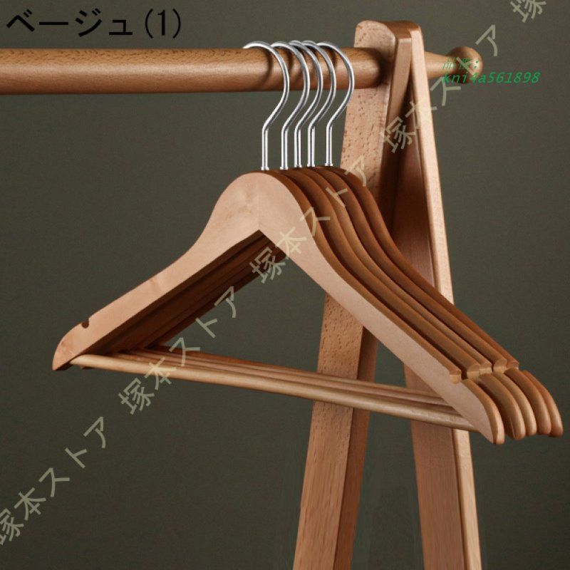 木製ハンガー 収納 30本組 ハンガー 跡がつかないハンガー 天然の美しい木目 木 洋服 頑丈なハンガー ワードローブ用 跡つかない 超強い荷重 ずり落ち防止 kni4a561898