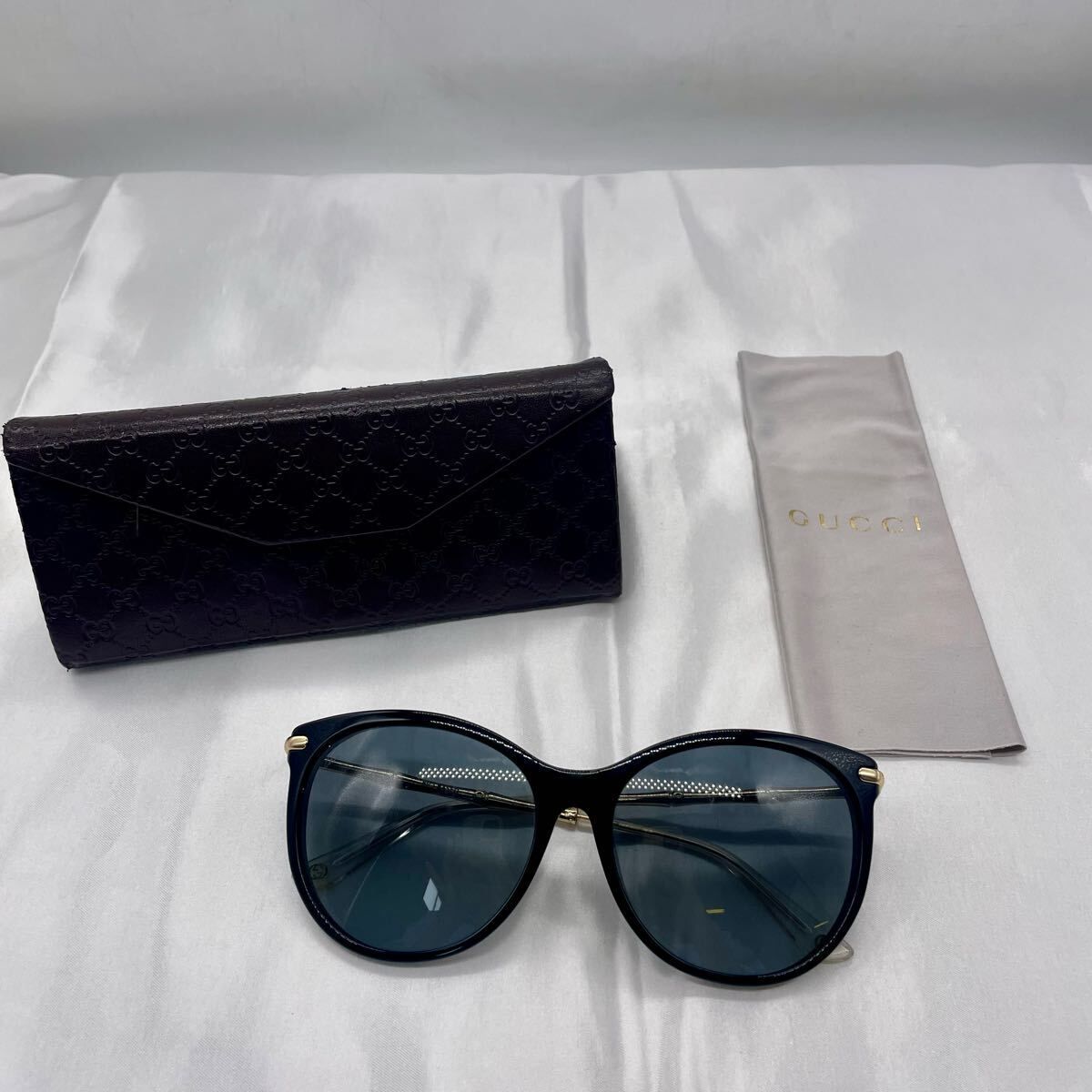 ✓GUCCI サングラス バンブー GG3777 メンズ ロゴ入り ケース