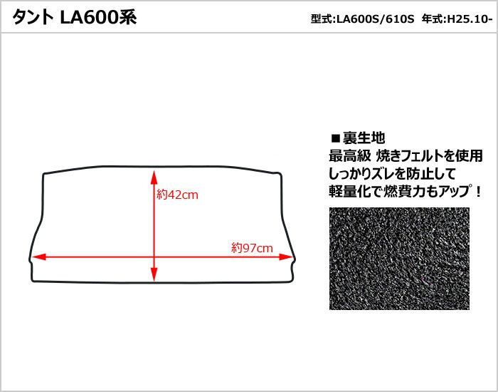 半額SALE トランクマット タント LA600系 - メルカリ