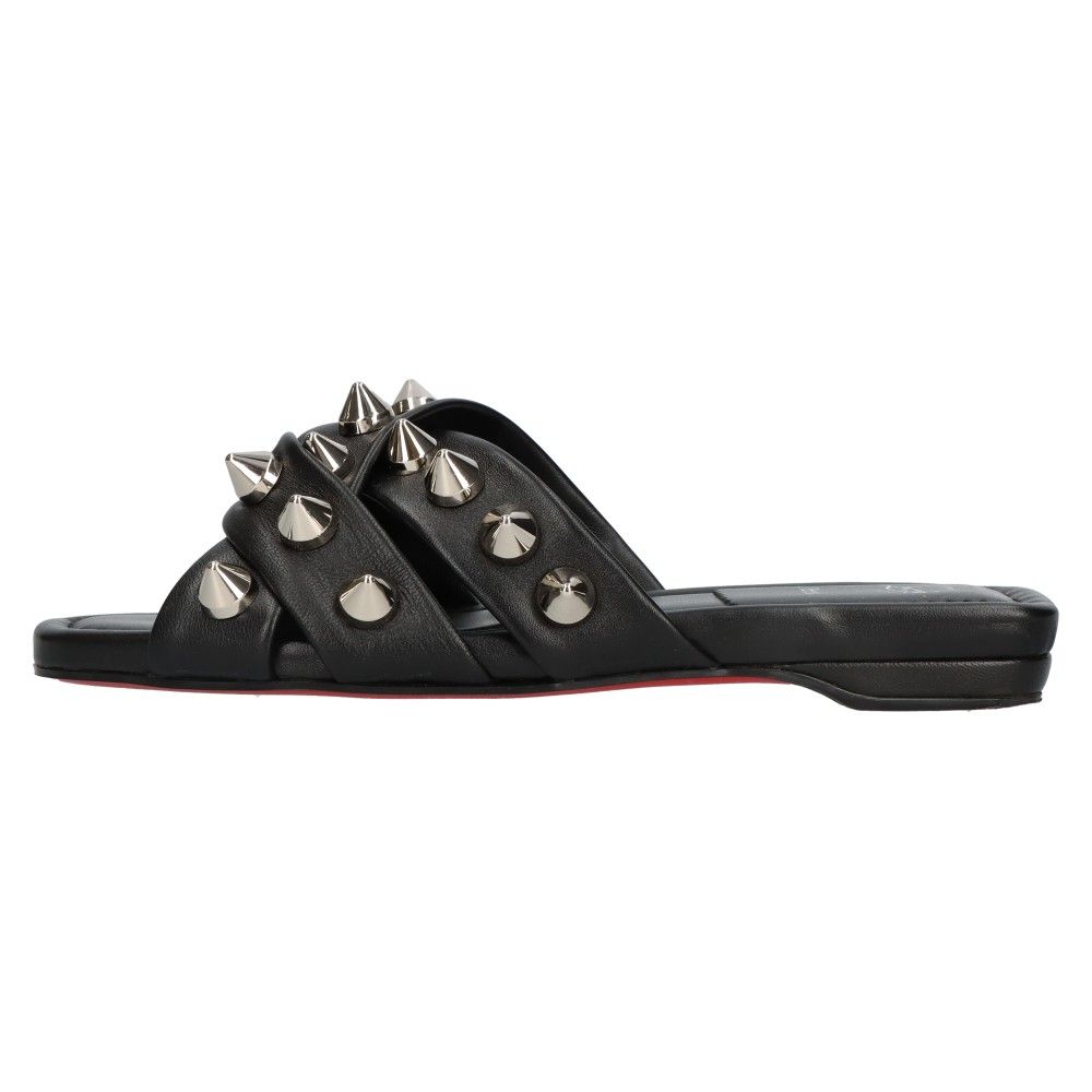 Christian Louboutin スパイクサンダル 黒 CHRISTIAN LOUBOUTIN (クリスチャンルブタン) ミス スパイク