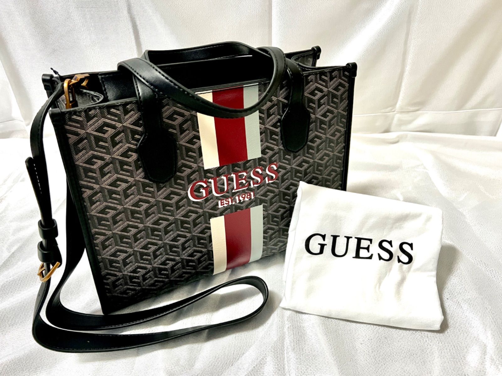 海外並行輸入正規品 GUESS ゲス 2wayトートバッグ トートバッグ