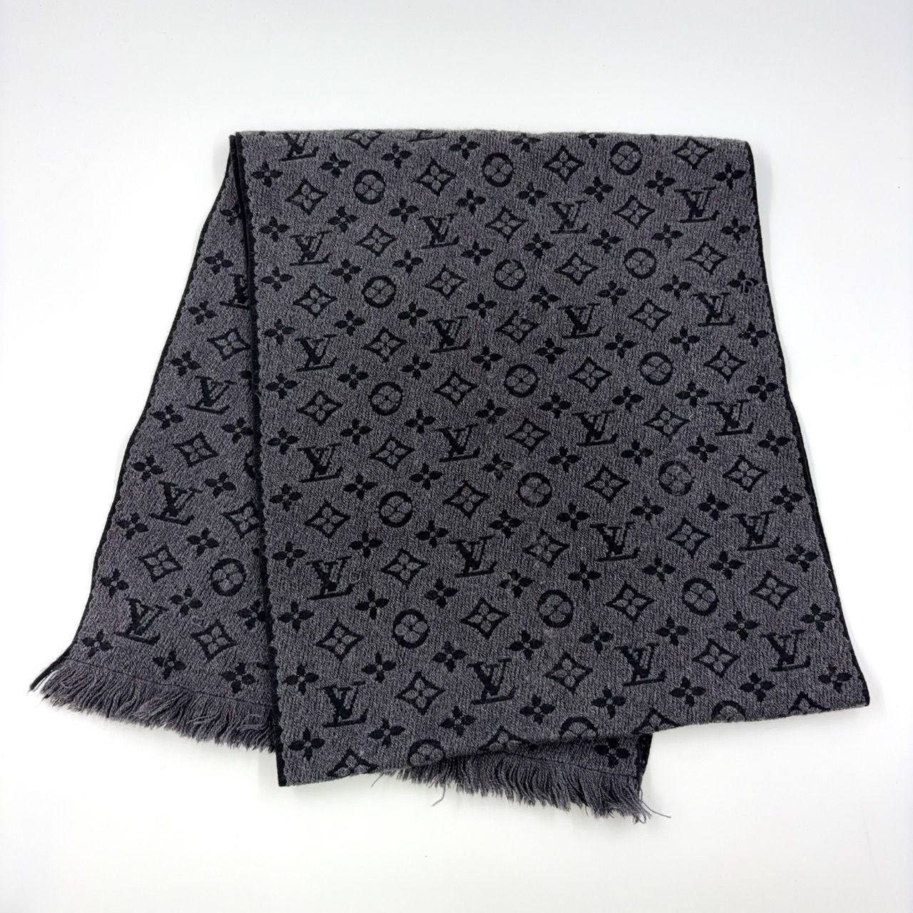 LOUIS VUITTON エシャルプ モノグラム クラシック アントラ