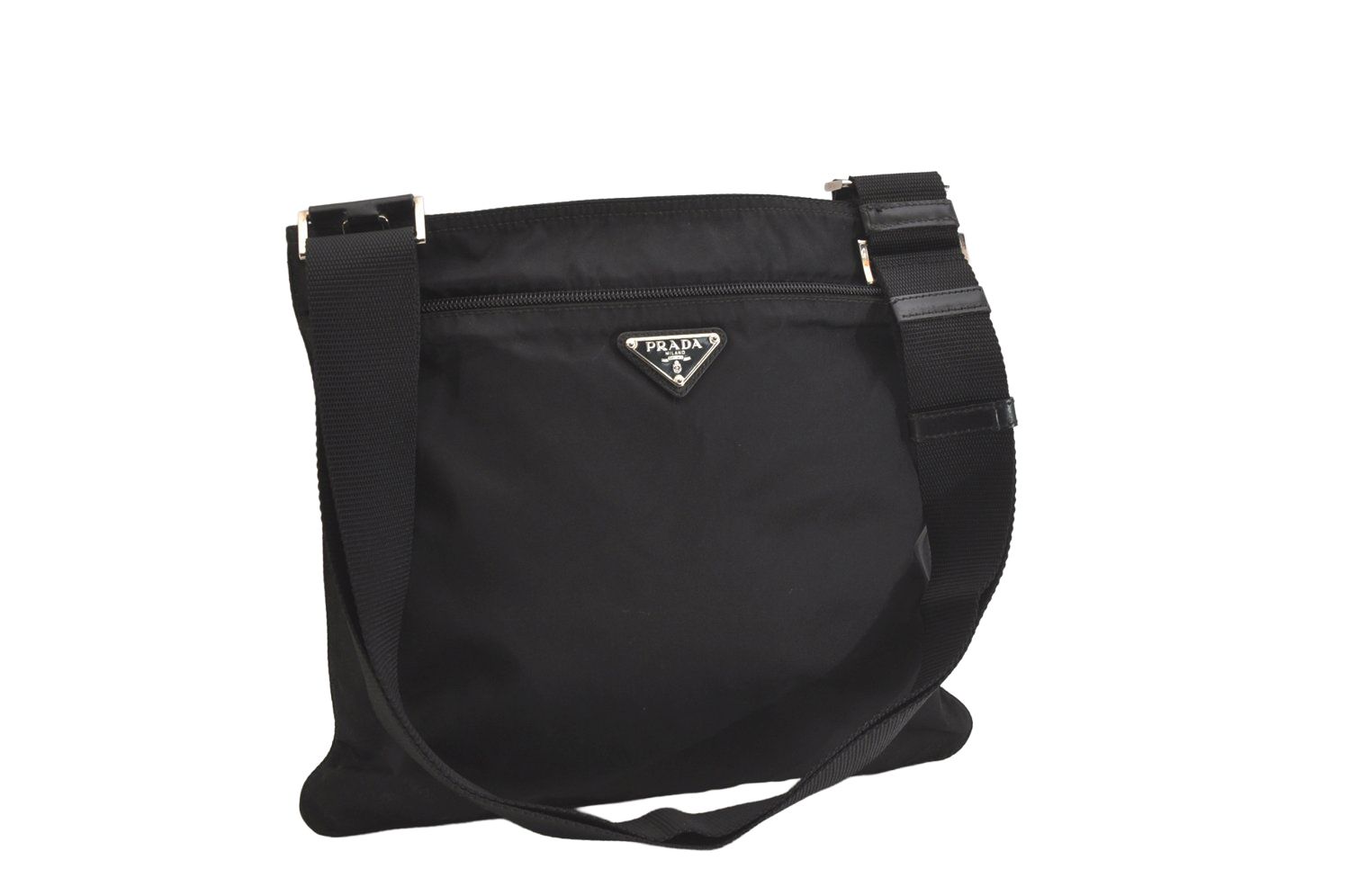 PRADA プラダ　ショルダーバッグ ブラック ナイロン バッグ ヴィンテージ テスートナイロンショルダーバッグ ブラック ヴィンテージ