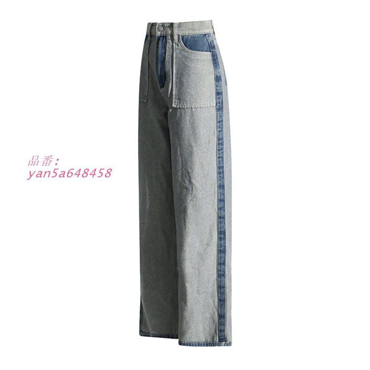 デニム ワイド パンツ ジーンズ 韓国 ファッション レディース yan5a648458