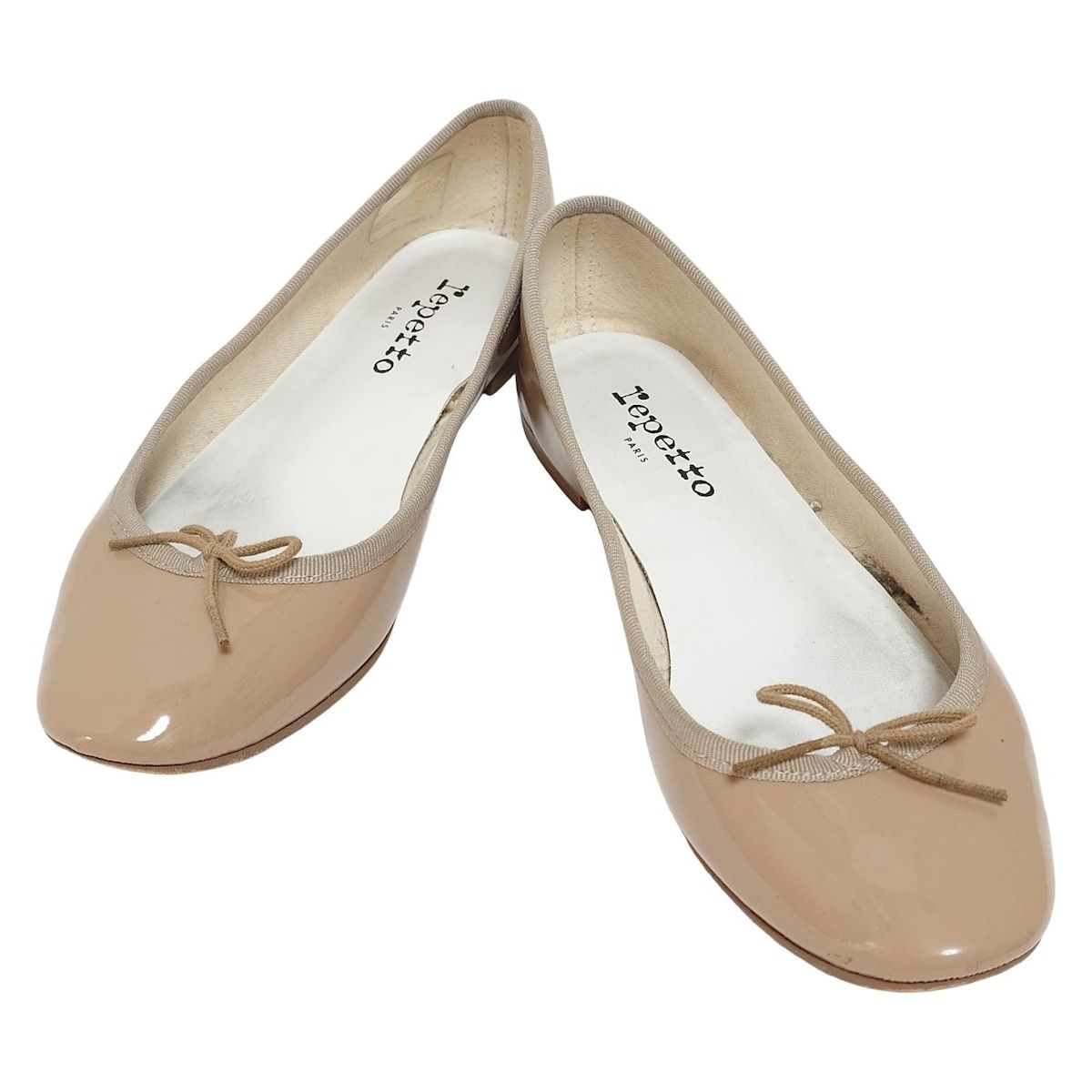 repetto/レペット マノン ベージュ フラットシューズ  リボン repetto/レペット マノン ベージュ フラットシューズ リボン