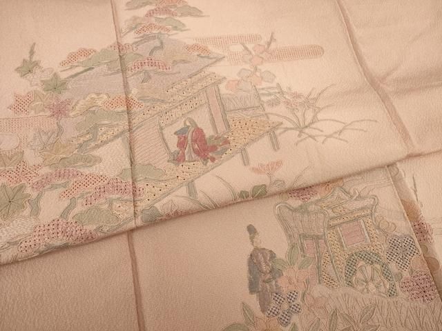 平和屋本店□極上 中国三大刺繍 スワトウ刺繍 汕頭刺繍 総刺繍 訪問