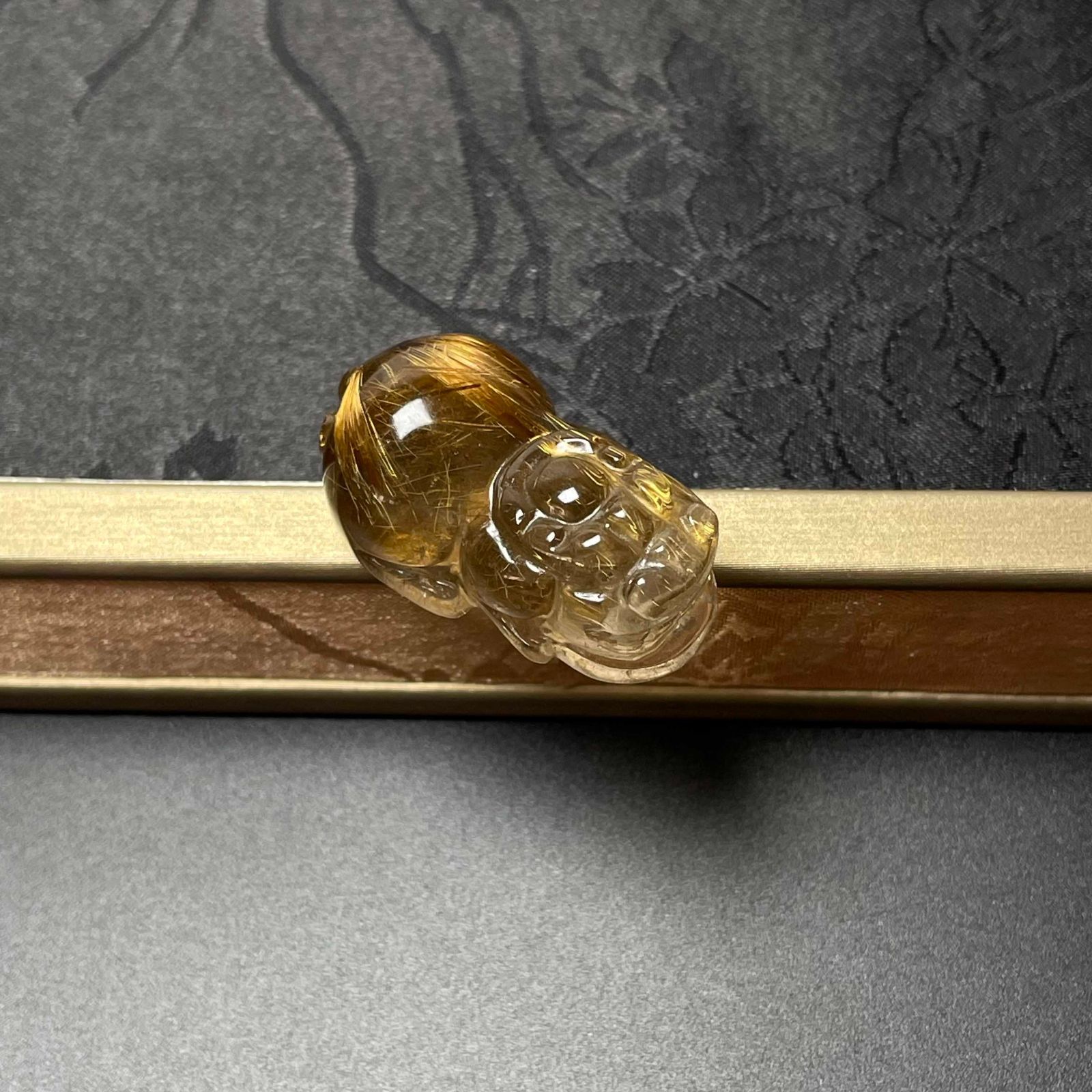 チ*プ様 お値下げ‼️ ⬛︎ルチル⬛︎天然石　針　破格 上品 EU製 ☆極!極満針ルチルクォーツ☆ブレスレット