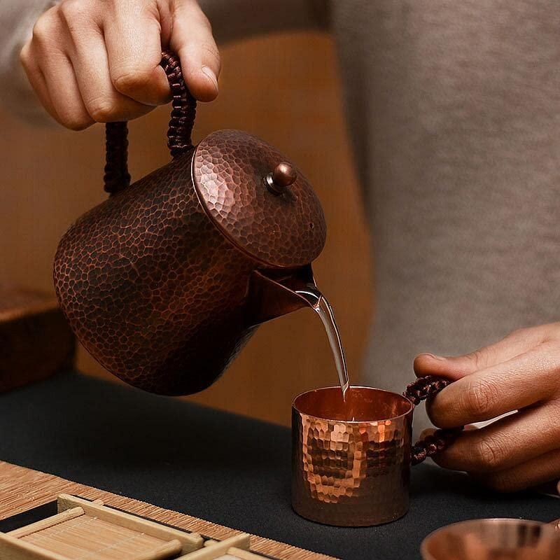 ティーポット 純銅製コーヒーポット