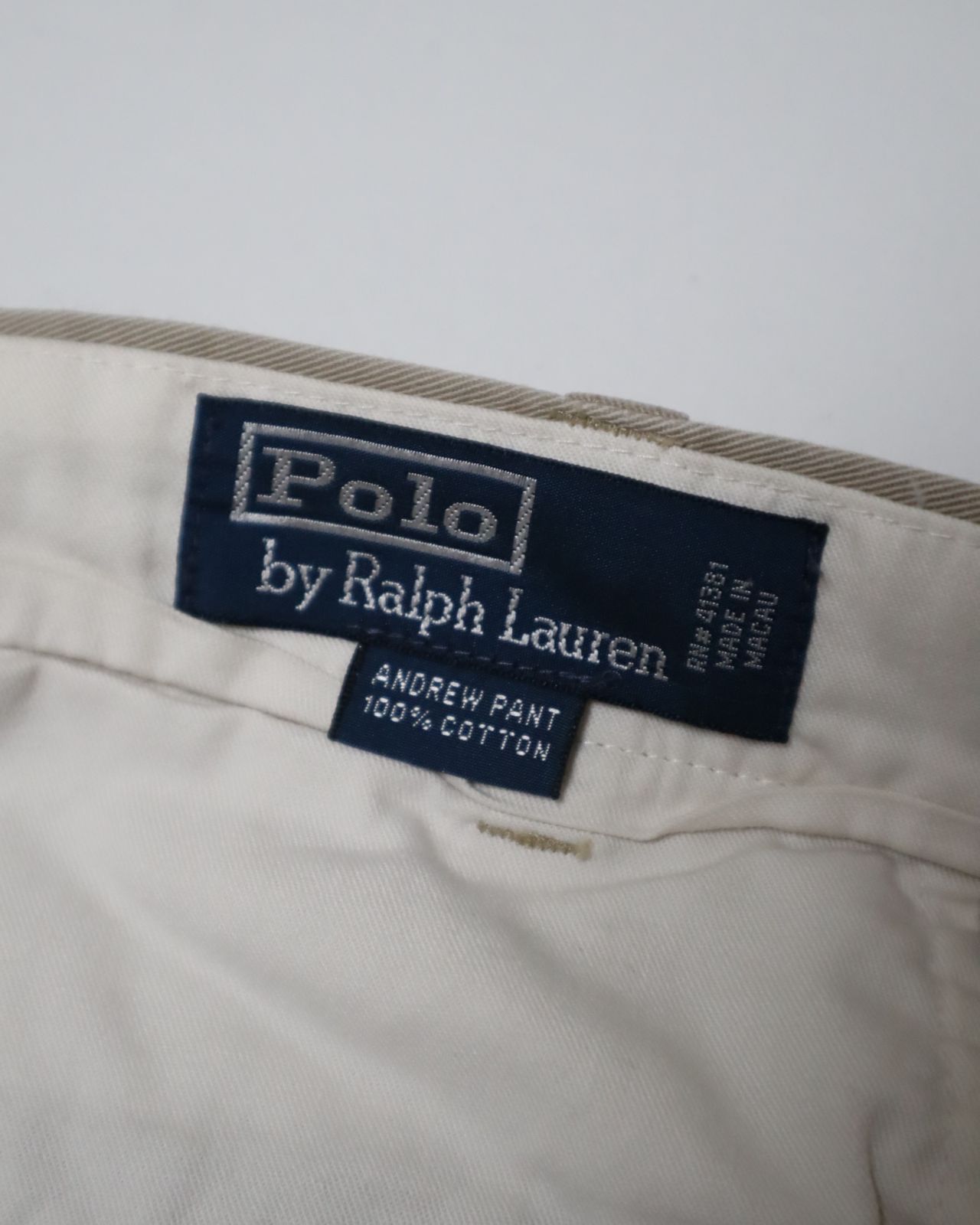 90s polo ralph lauren ANDREW 2タック ワイドチノ 90's~ POLO by Ralph Lauren 