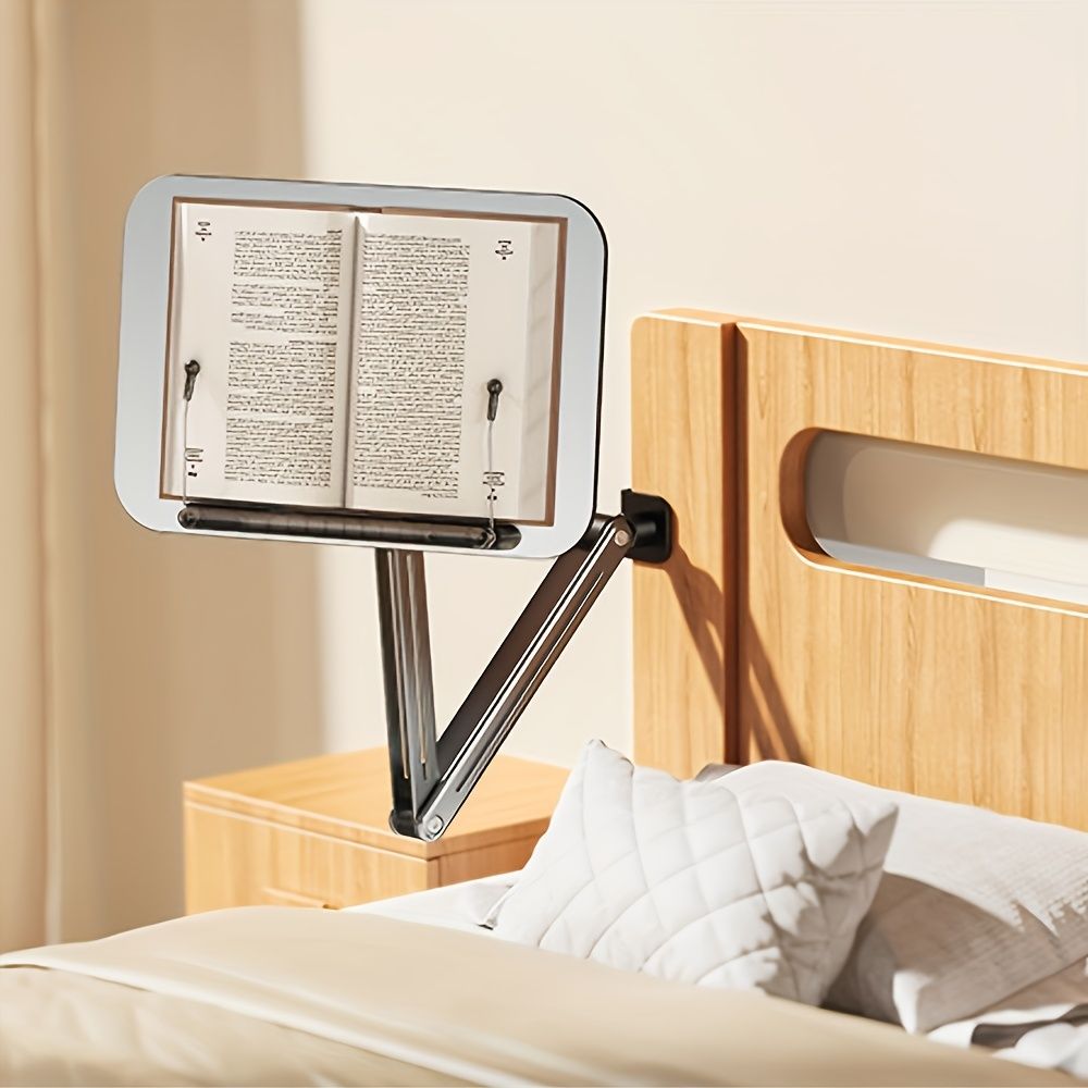 新着商品 1pc 調整可能なアルミニウム合金製読書スタンド折りたたみ式