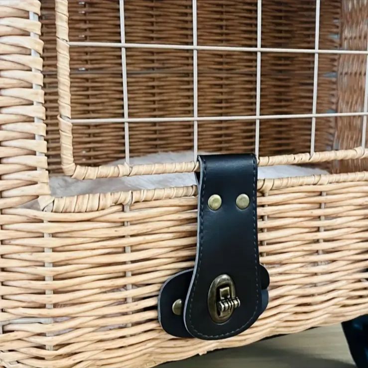 ペット用 ラタン編み キャリーゲージ