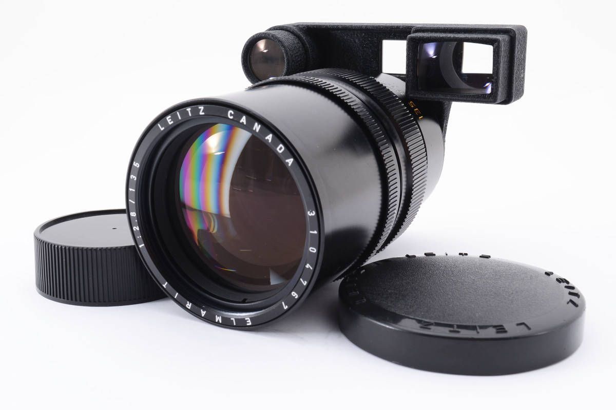 レンズ(単焦点)LEITZ ELMARIT-M 135mm f2.8 メガネ付 ライカ - レンズ 