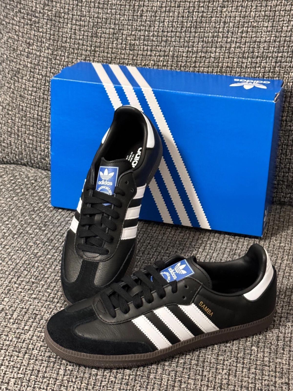 値下げします 新品未使用 adidasアディダス サンバ Samba OG ブラック White Gum Adidas Originals Samba black 男女兼用 並行輸入品