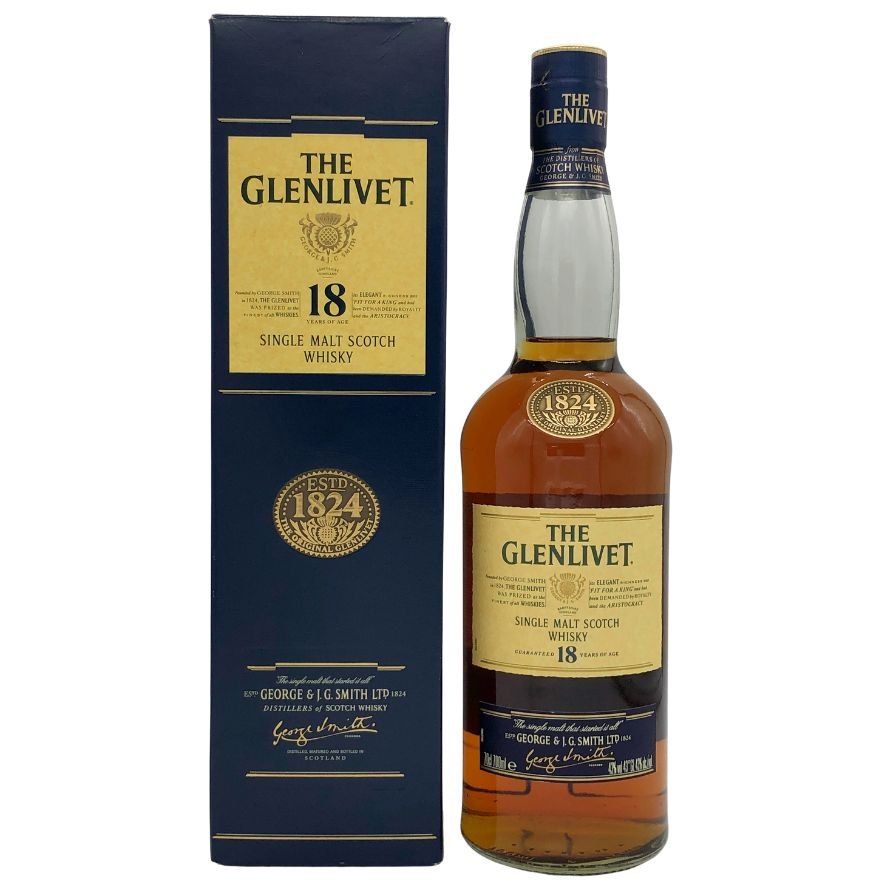ザ グレンリベット18年 シングルモルト 旧 700ml 40%【F1