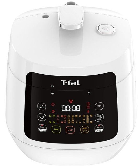 ラクラ クッカーコンパクト電気圧力鍋 ホワイト CY3511JP