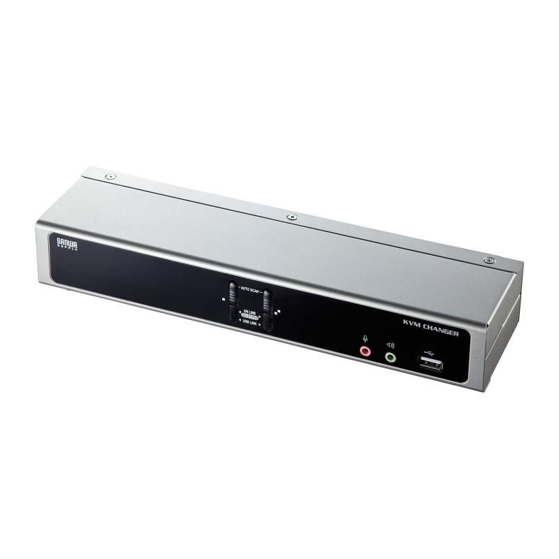 サンワサプライ デュアルリンクDVI対応パソコン自動切替器 2 1 SW-KVM2HDCN2