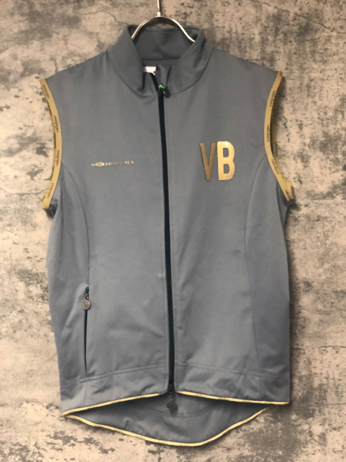 JK122 ベロヴィチ VELOBICI MODERNIST GILET PLATINUM サイクルベスト ジレ グレー XS