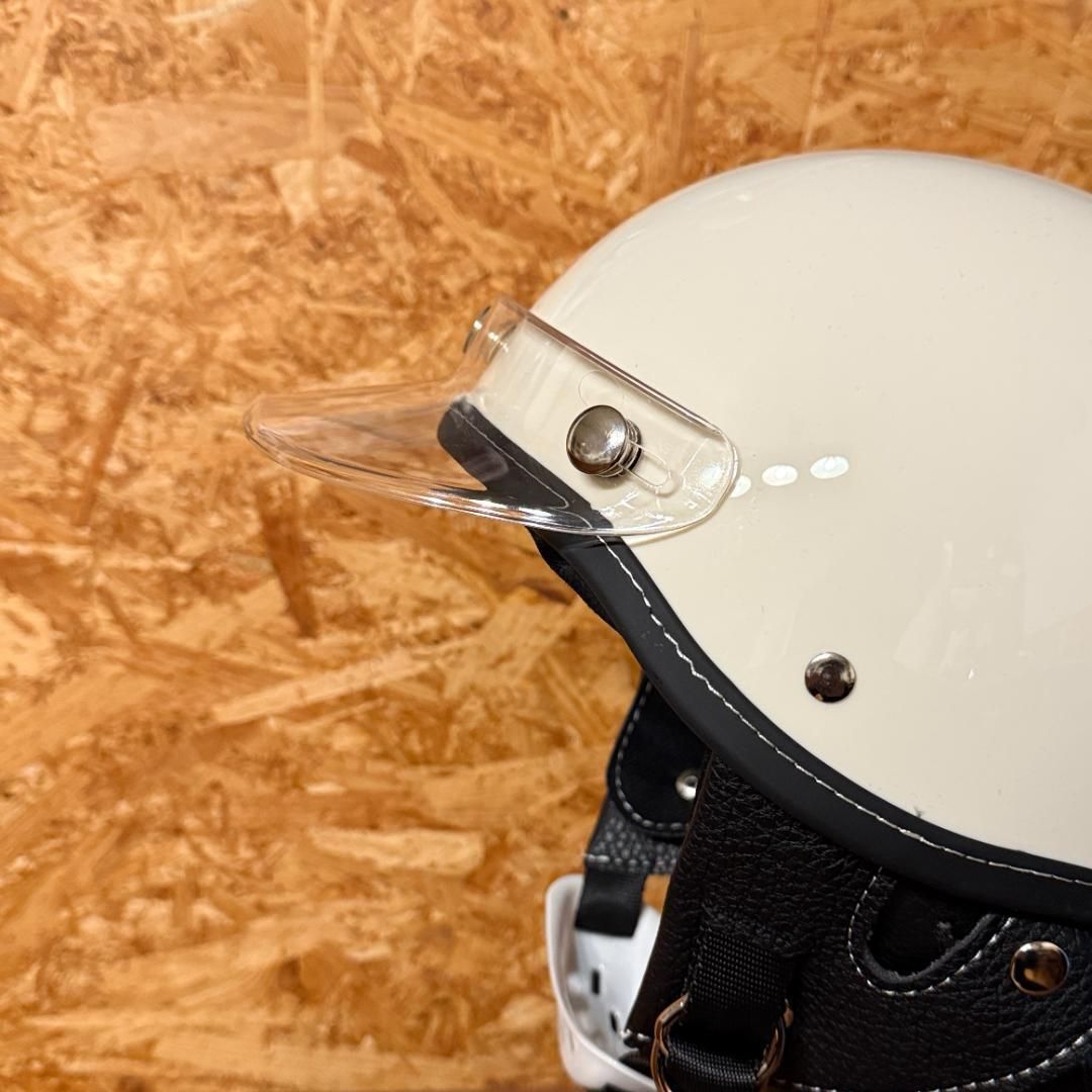 ヘルメットバイザー クリア ヴィンテージヘルメット ジェット