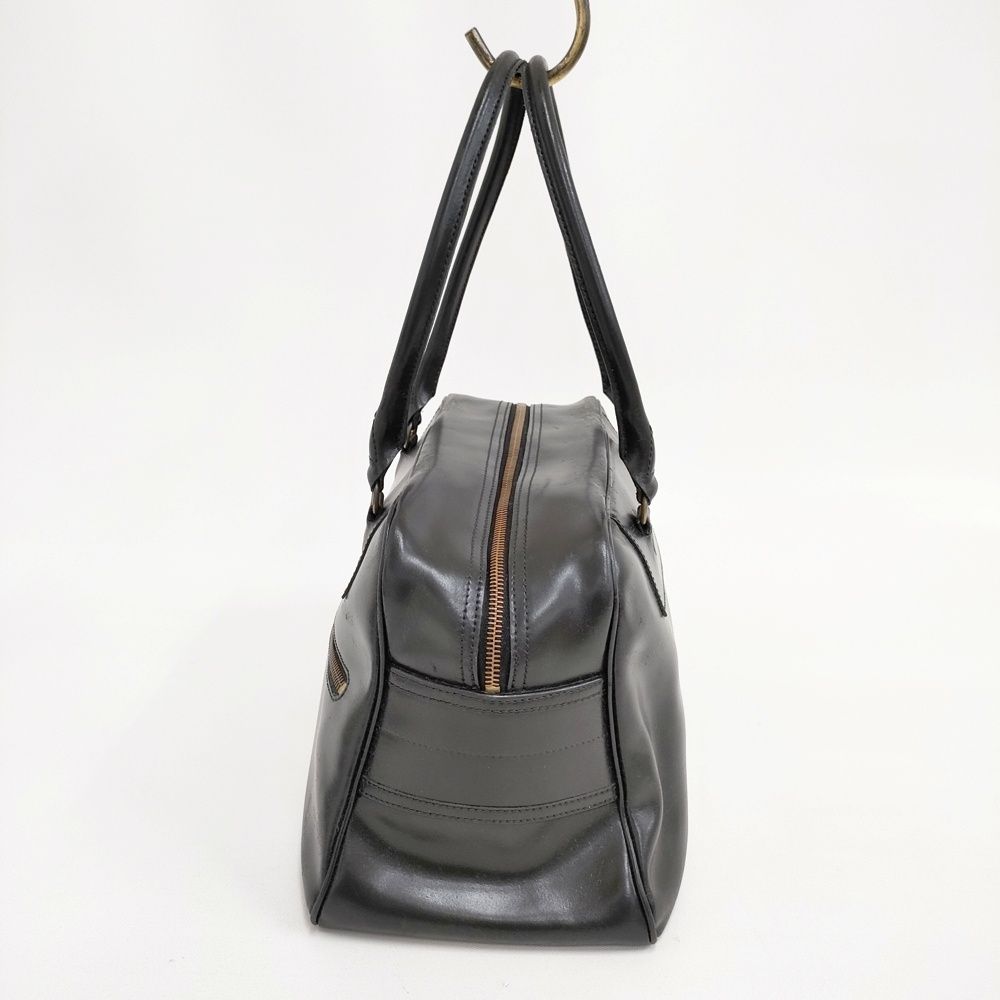 J&M Davidson VIVI レザー ボストンバッグ ブラック レディース