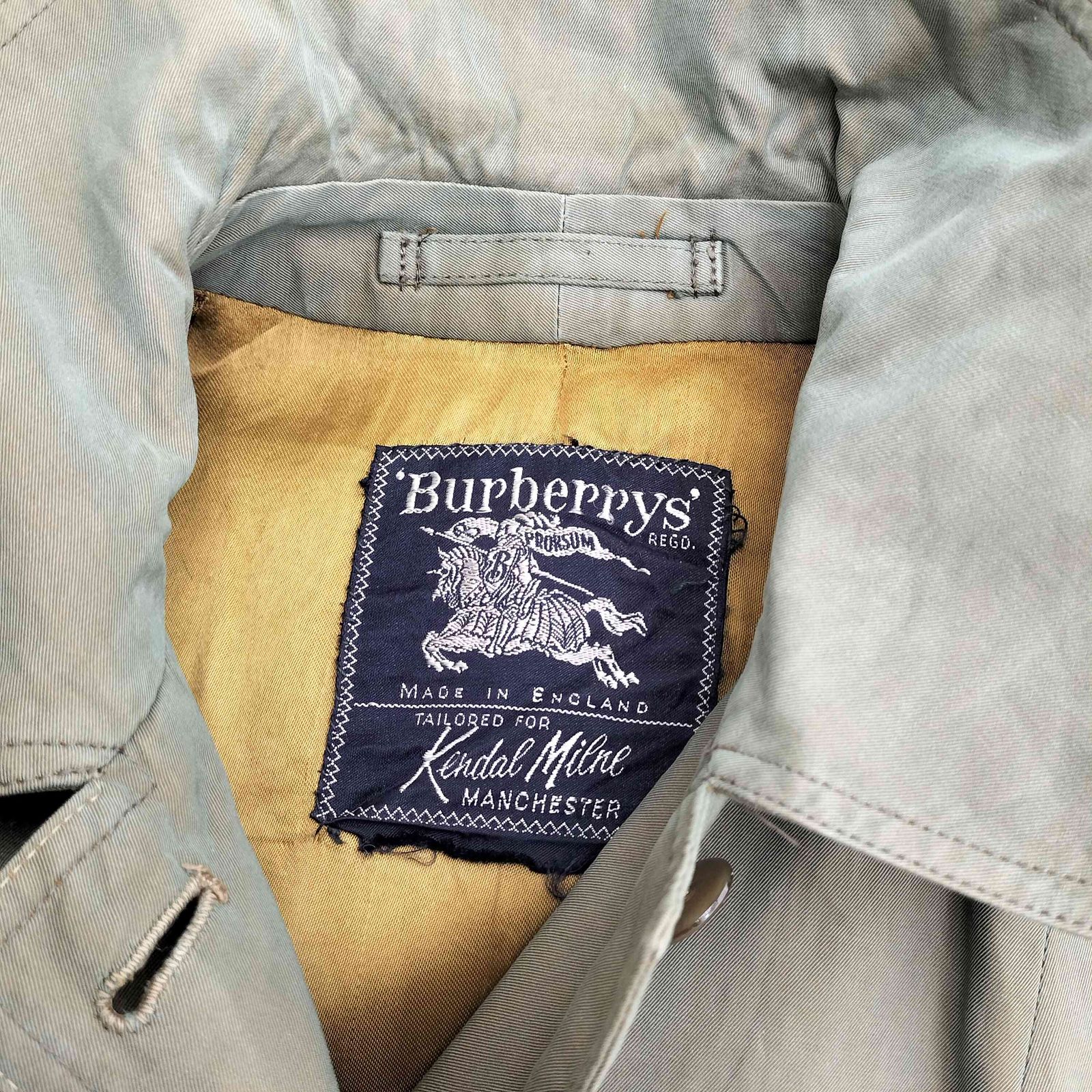 バーバリープローサム　burberrys prosom タマムシ　玉虫　コート 玉虫色 BURBERRY バーバリー プローサム トレンチコート 菅田将