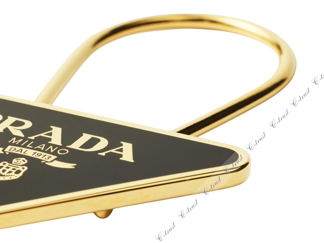 PRADA トライアングルキーホルダー ゴールド エナメルメタル 楽天市場】PRADA プラダ 三角ロゴプレートエナメルメタル