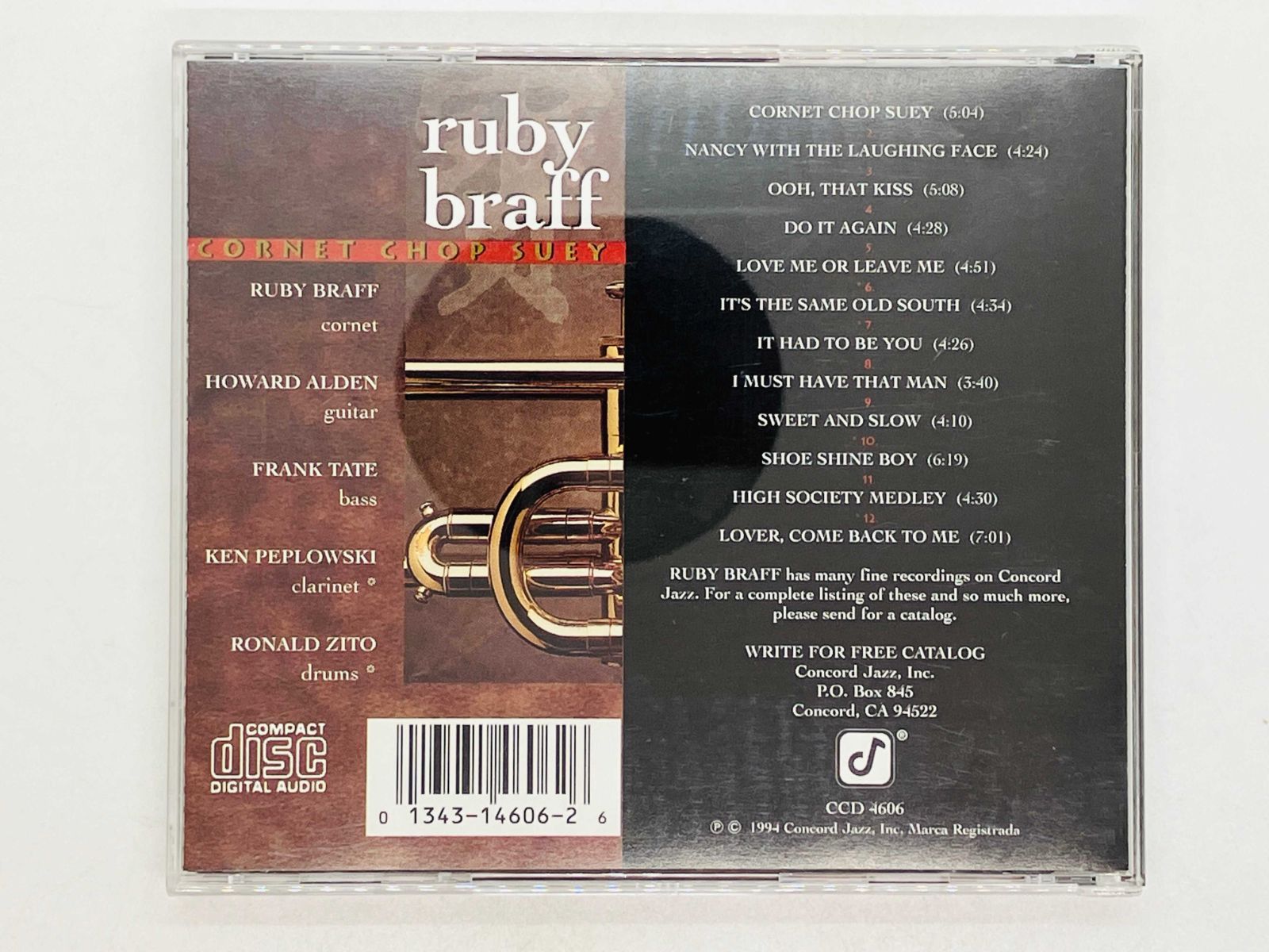 CD RUBY BRAFF / CORNET CHOP SUEY / ルビー・ブラフ CCD-4606 X40 - メルカリ