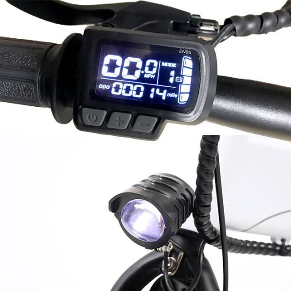 電動自転車 折りたたみ自転車 14インチ 折りたたみ 電動アシスト自転車 軽量 軽い アルミ フレーム H on Q1 USB充電 常時点灯 ライト BRIGHTFACE_UK