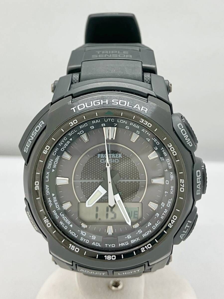 CASIO PROTREK PRW-5100 電波ソーラー CASIO カシオ PRO TREK 電波ソーラー デジアナウォッチ PRW-5100