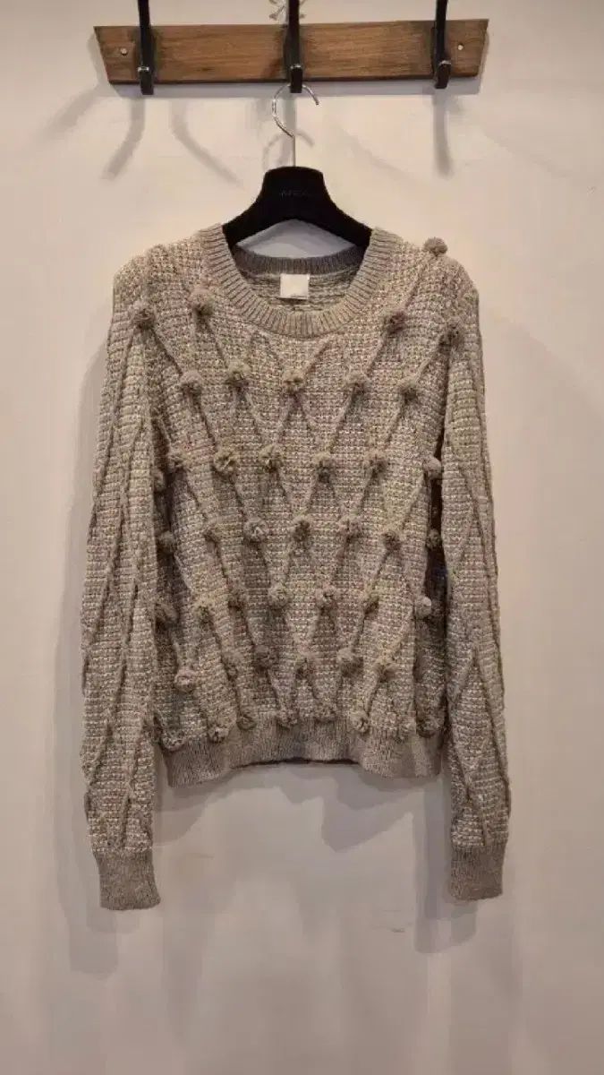 PHILIPP PLEIN フィリッププレイン L ポンポン装飾 ニット