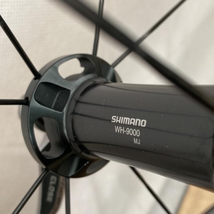 中古】 SHIMANO シマノ カーボンホイール C-24 チューブラー WH-9000 