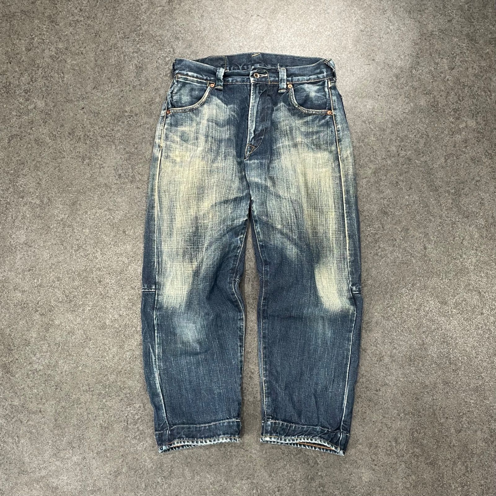 日本製 45R 45RPM Straight Used Jeans Indigo Japan フォーティー 
