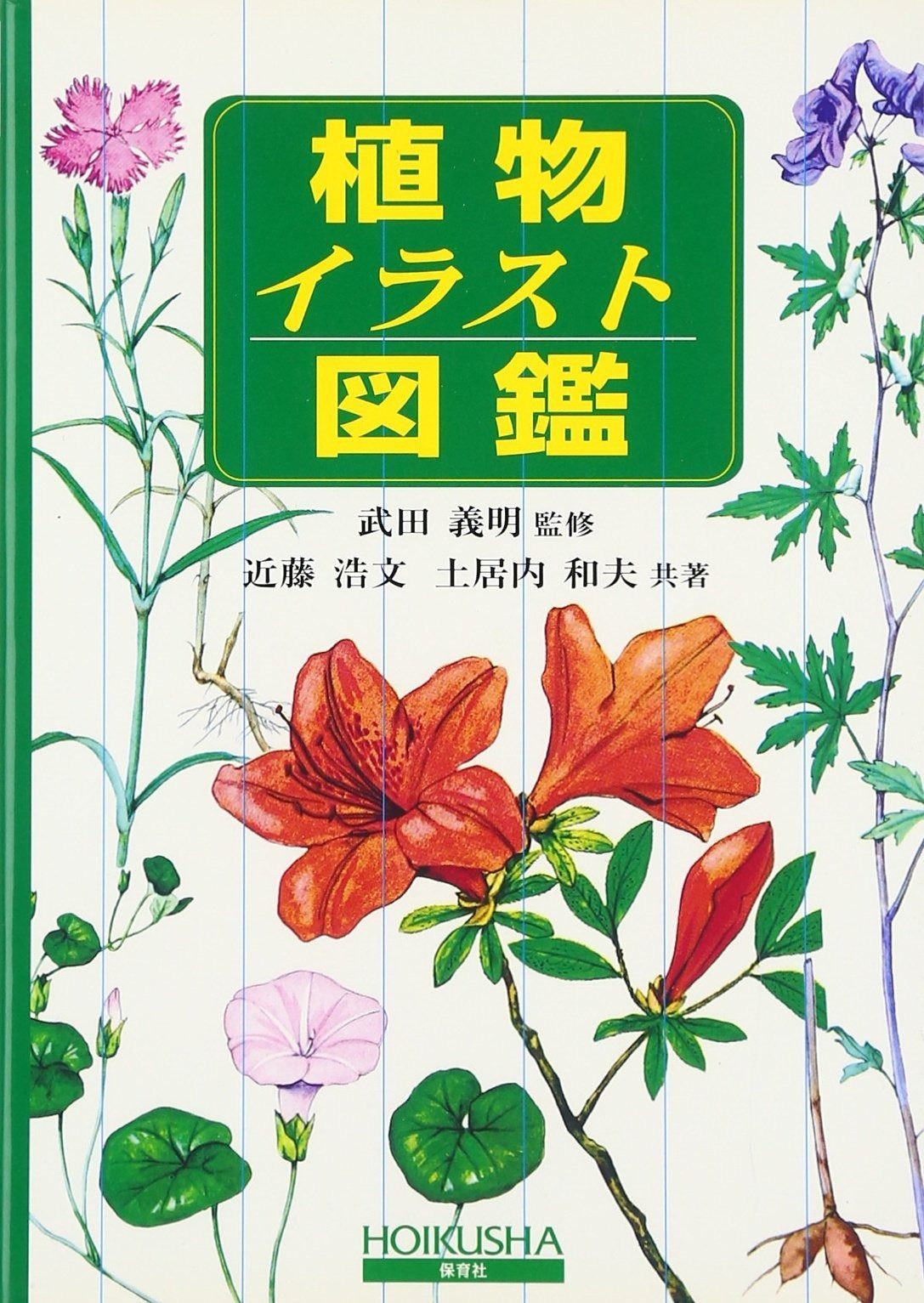 698種類の植物画]チェコの古い植物図鑑2冊セット(1980年)/植物画/ 698